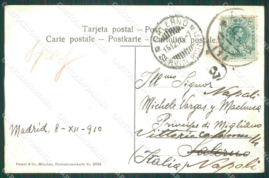 Spagna Espana Madrid tarjeta postal postcard XC2355 – retro