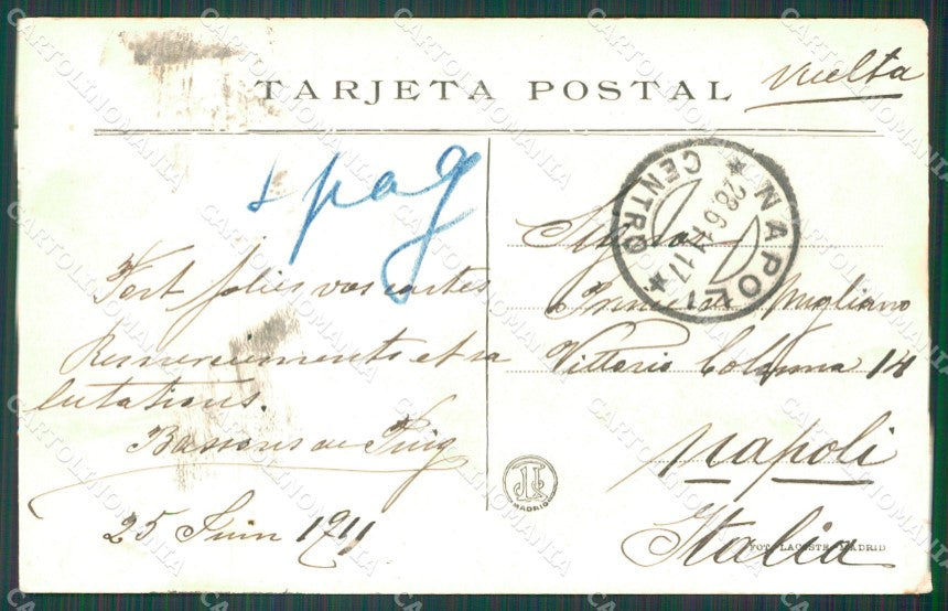 Spagna Espana Madrid tarjeta postal postcard XC2356 – retro