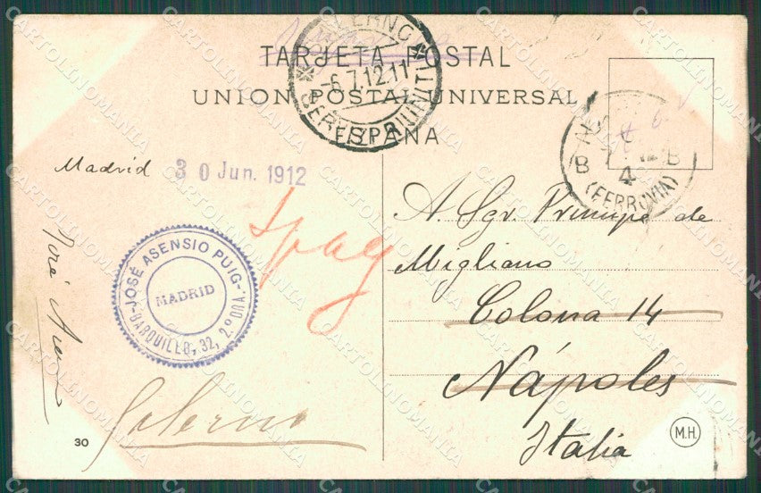 Spagna Espana Madrid tarjeta postal postcard XC2358 – retro