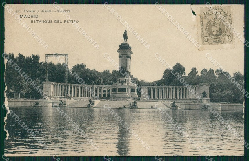Spagna Espana Madrid TEAR ABRADED tarjeta postal postcard XC2361 – fronte