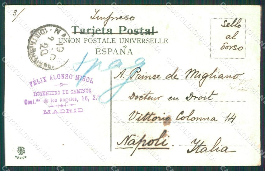 Spagna Espana Madrid tarjeta postal postcard XC2371 – retro