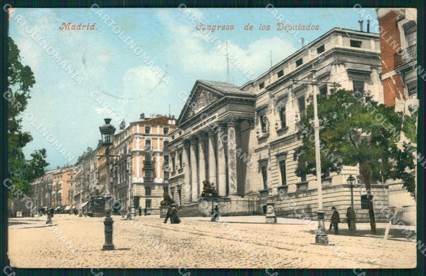 Spagna Espana Madrid CREASES TEAR tarjeta postal postcard XC2385 – fronte