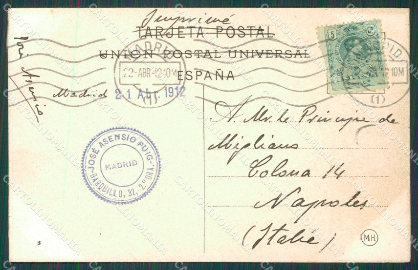 Spagna Espana Madrid tarjeta postal postcard XC2410 – retro