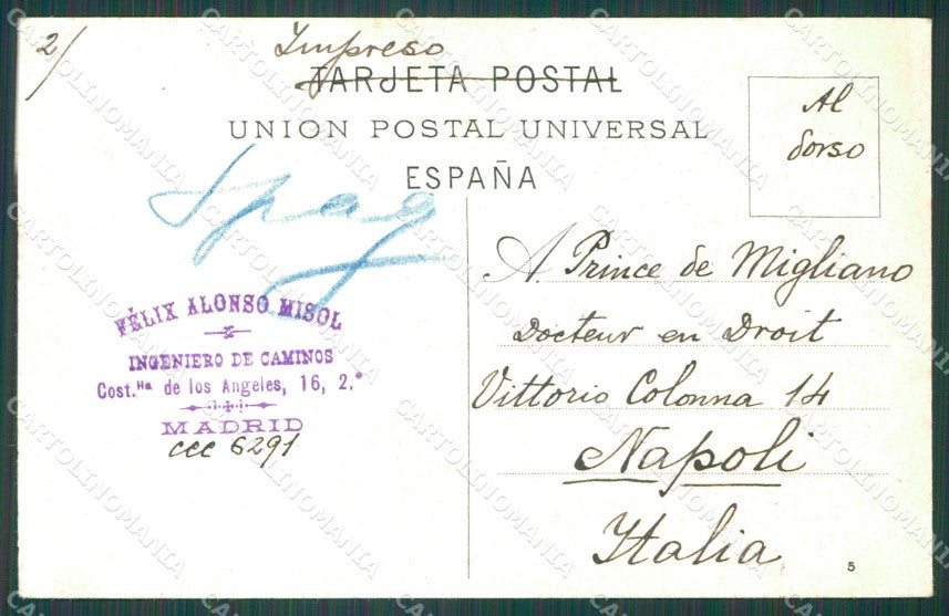 Spagna Espana Madrid tarjeta postal postcard XC2420 – retro