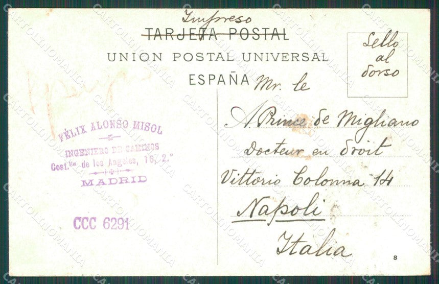 Spagna Espana Madrid tarjeta postal postcard XC2424 – retro