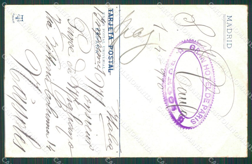Spagna Espana Madrid tarjeta postal postcard XC2432 – retro