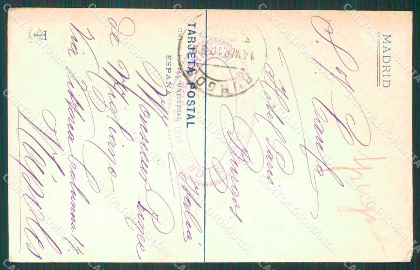 Spagna Espana Madrid tarjeta postal postcard XC2433 – retro