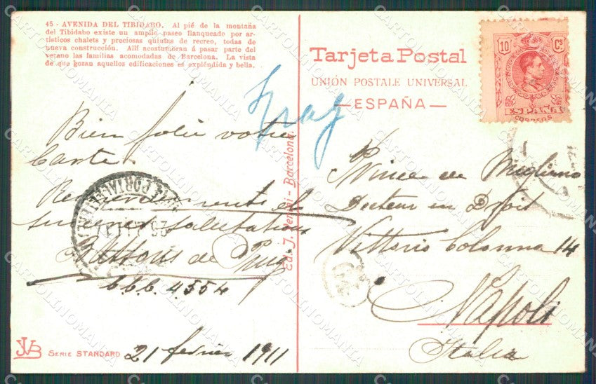 Spagna Espana Barcelona Cataluna tarjeta postal postcard XC2442 – retro