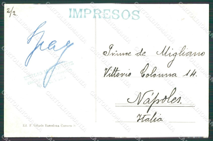Spagna Espana Barcelona Cataluna tarjeta postal postcard XC2467 – retro
