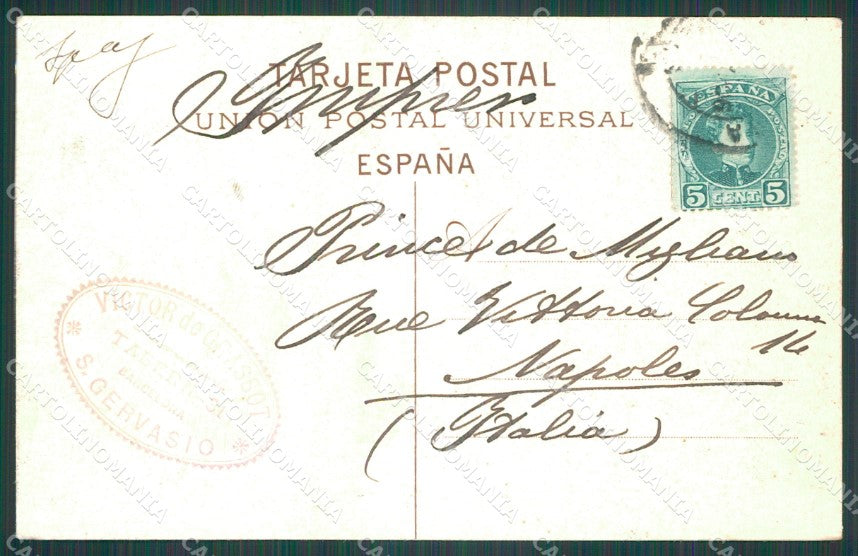Spagna Espana Barcelona Cataluna tarjeta postal postcard XC2525 – retro