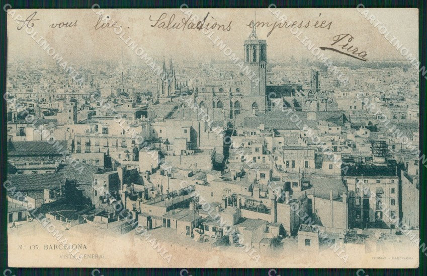 Spagna Espana Barcelona Cataluna tarjeta postal postcard XC2570 – fronte