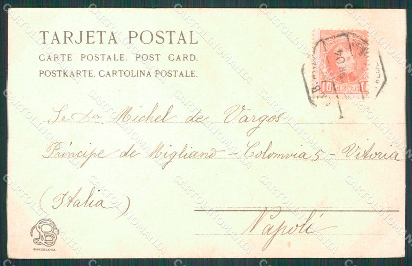 Spagna Espana Barcelona Cataluna tarjeta postal postcard XC2570 – retro