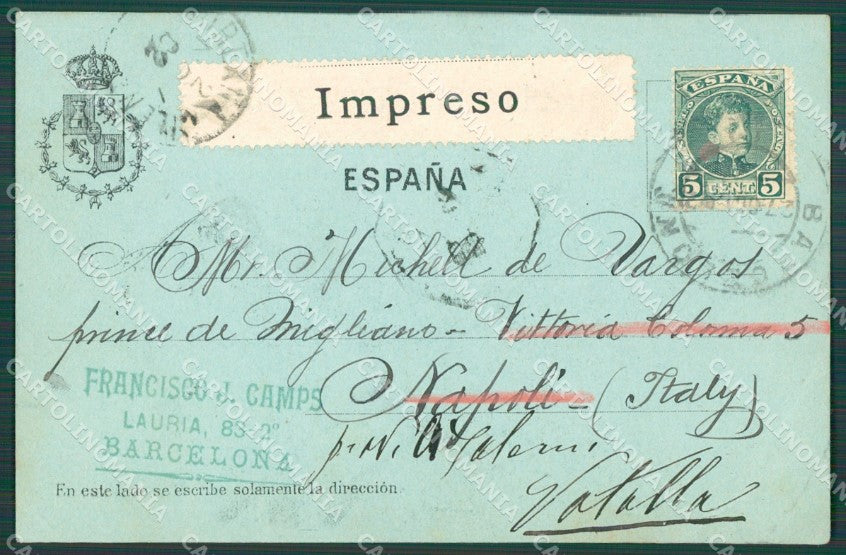 Spagna Espana Barcelona Cataluna Funicolar Tibidado tarjeta postcard XC2576 – retro