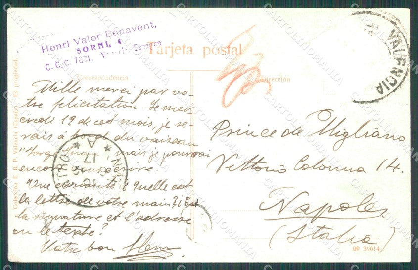 Spagna Espana Valencia Comunidad Valenciana tarjeta postal postcard XC2577 – retro