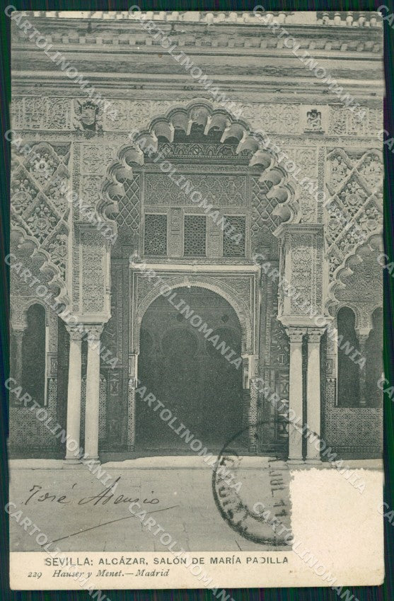 Spagna Espana Sevilla Andalucia ABRADED tarjeta postal postcard XC2580 – fronte
