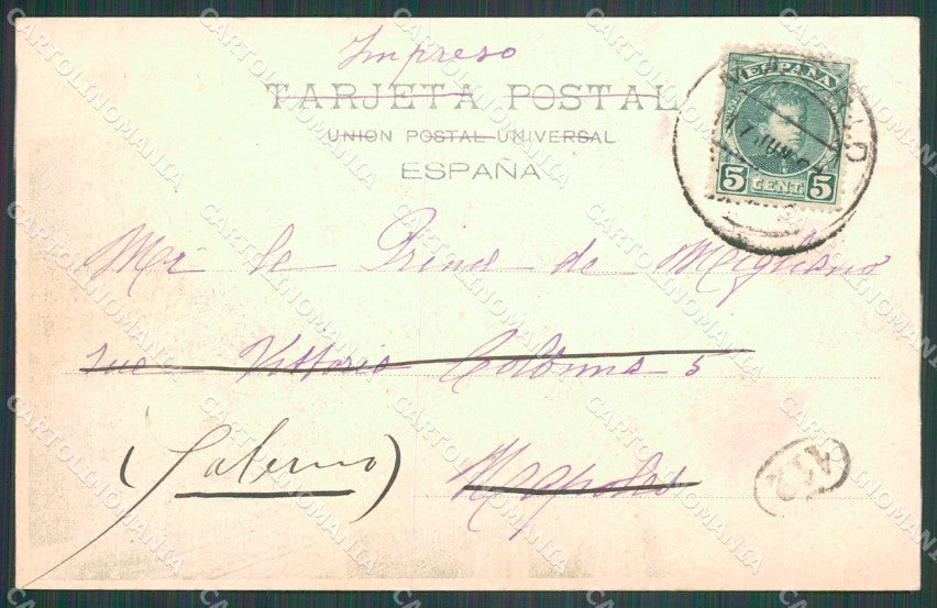 Spagna Espana Castilla Leon tarjeta postal postcard XC2581 – retro