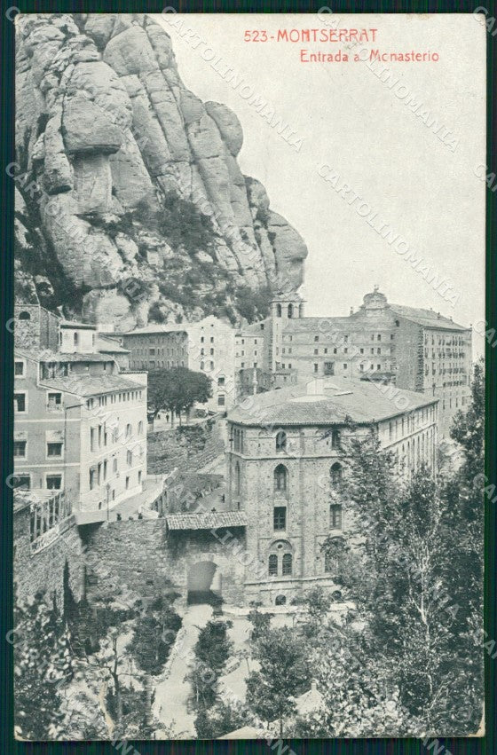 Spagna Espana Montserrat Monistrol de Bages TEAR tarjeta postal postcard XC2627 – fronte