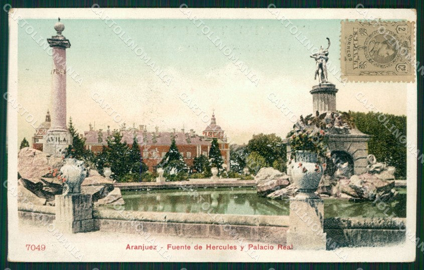 Spagna Espana Madrid Aranjuez ABRADED tarjeta postal postcard XC2636 – fronte