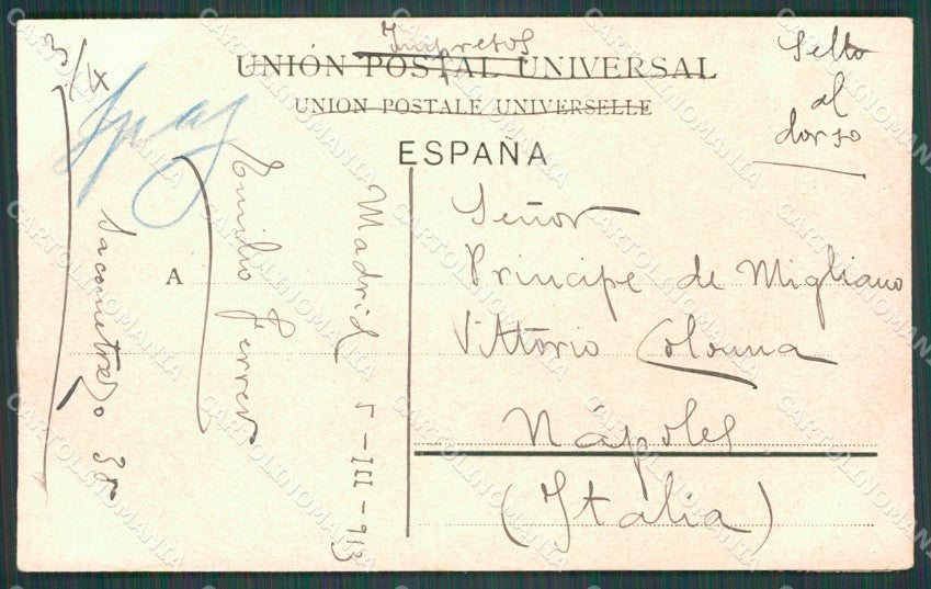 Spagna Espana Madrid Aranjuez tarjeta postal postcard XC2637 – retro
