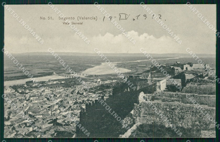 Spagna Espana Valencia Comunidad Valenciana Sagunto tarjeta postcard XC2643 – fronte