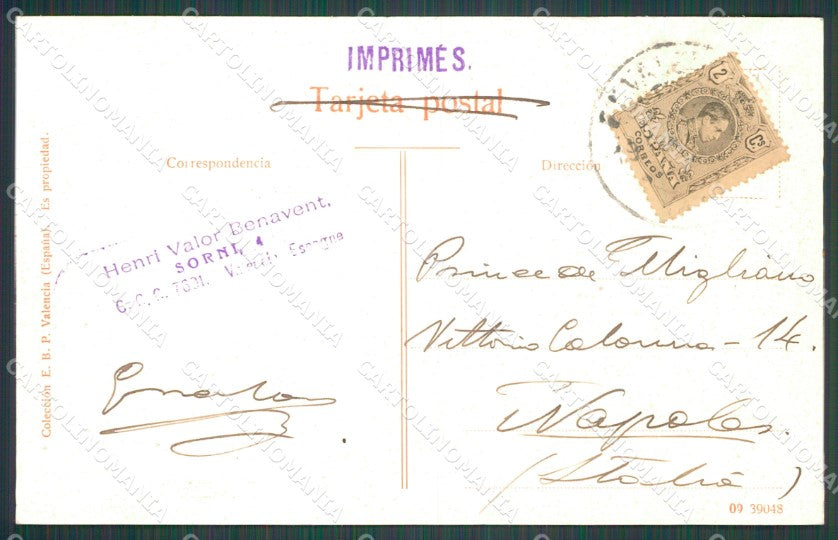 Spagna Espana Valencia Comunidad Valenciana Sagunto tarjeta postcard XC2643 – retro