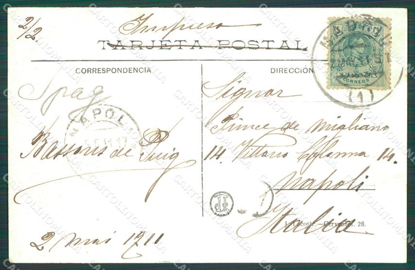 Spagna Espana Madrid tarjeta postal postcard XC2709 – retro