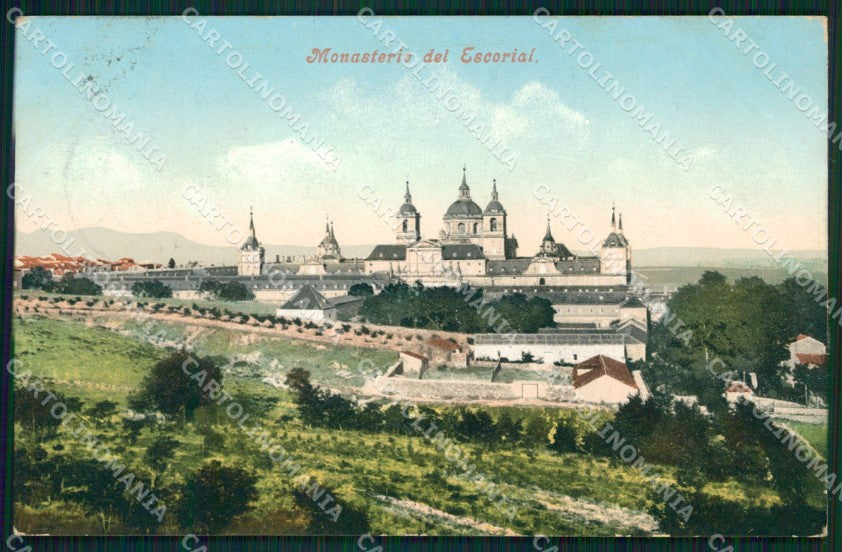 Spagna Espana Monasterio del Escorial Madrid tarjeta postal postcard XC2765 – fronte