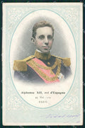 Spagna Espana Spanish Royalty Rey Alfonso XIII tarjeta postal postcard XC2822 – fronte