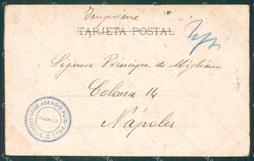 Spagna Espana Spanish Type photo tarjeta postal postcard XC2828 – retro