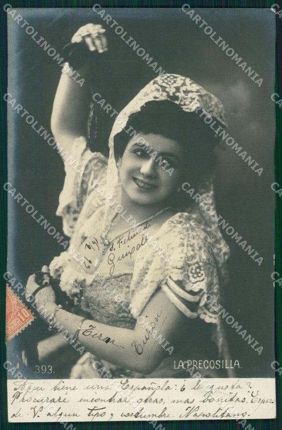 Spagna Espana Spanish Type photo tarjeta postal postcard XC2829 – fronte