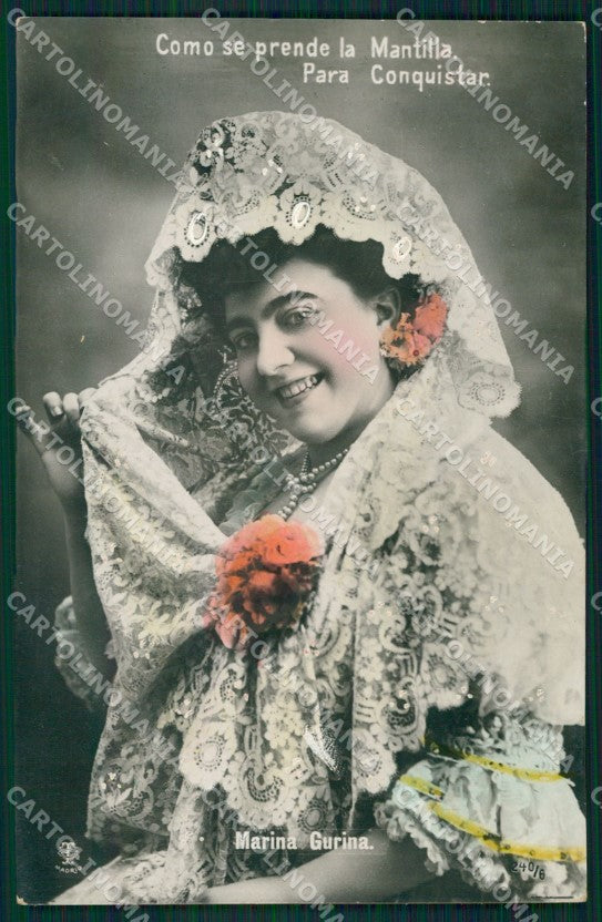 Spagna Espana Spanish Type photo tarjeta postal postcard XC2834 – fronte