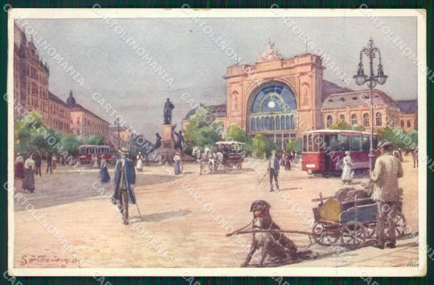 Hungary Ungheria Budapest signed postcard XC2863 – fronte