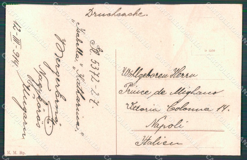 Hungary Ungheria Budapest Andrassy Strasse postcard XC2866 – retro