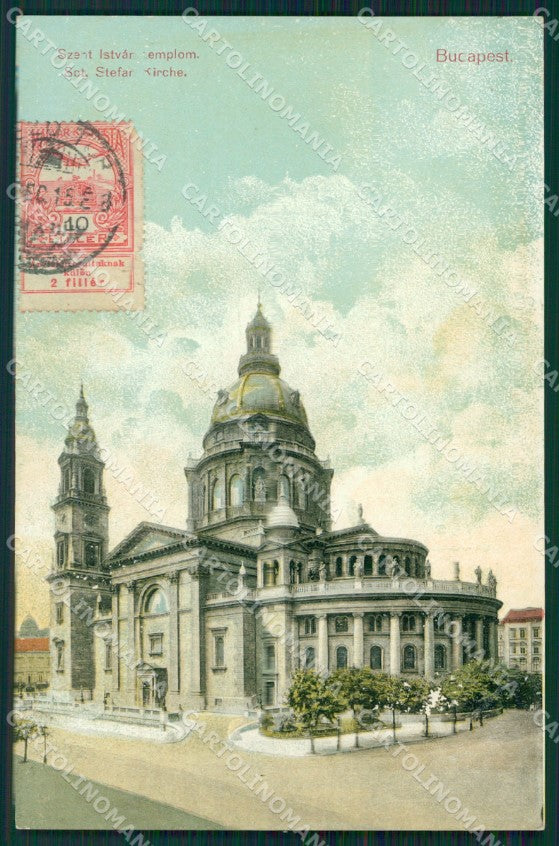 Hungary Ungheria Budapest ABRADED postcard XC2867 – fronte