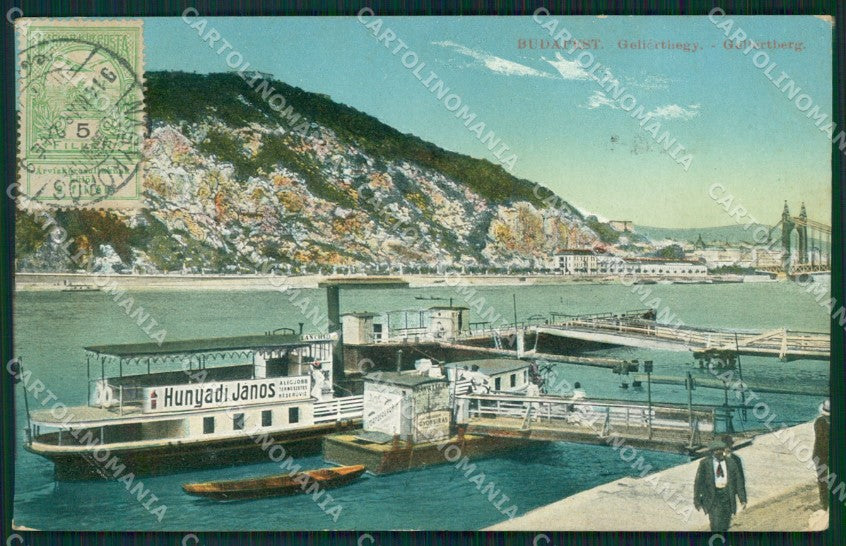 Hungary Ungheria Budapest Gellert Hegy postcard XC2870 – fronte
