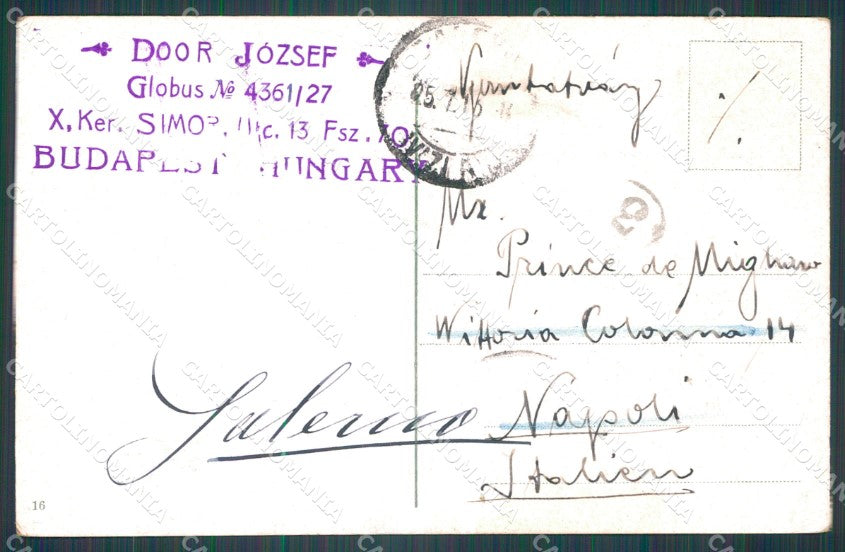 Hungary Ungheria Budapest CORNER CREASE postcard XC2873 – retro