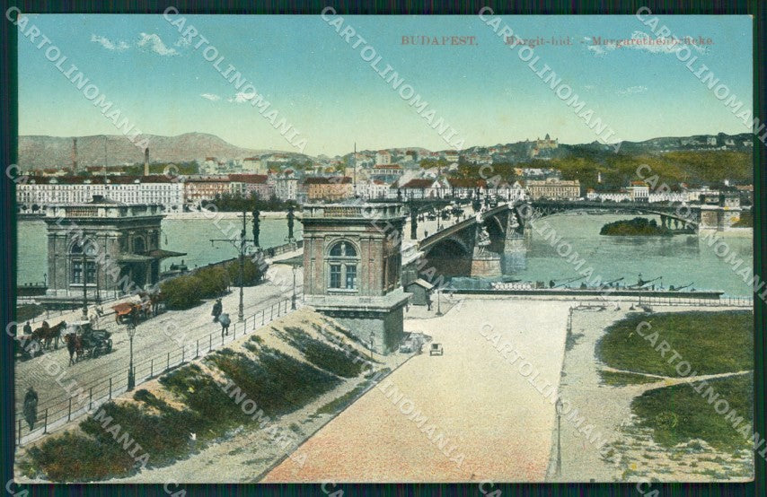 Hungary Ungheria Budapest Margit Hid postcard XC2874 – fronte