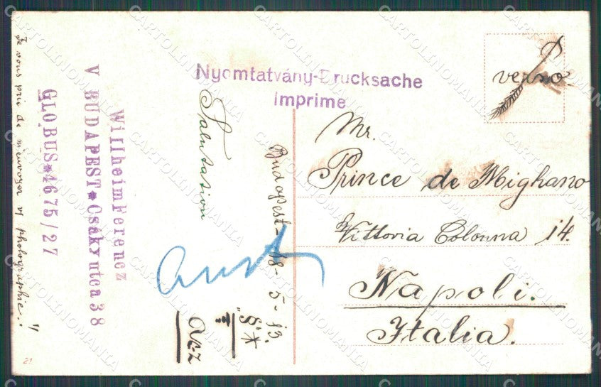 Hungary Ungheria Budapest Dunai reszlet postcard XC2885 – retro