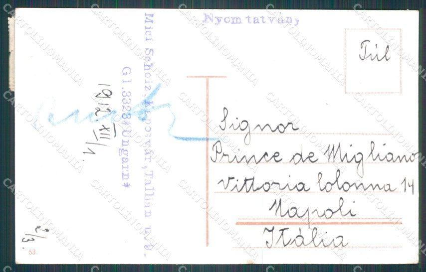 Hungary Ungheria Budapest postcard XC2888 – retro