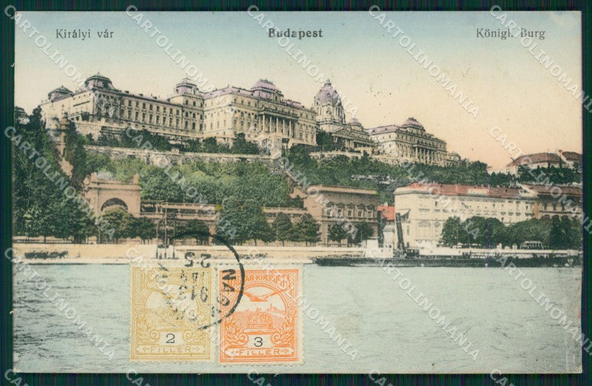 Hungary Ungheria Budapest Kiralyi var postcard XC2889 – fronte