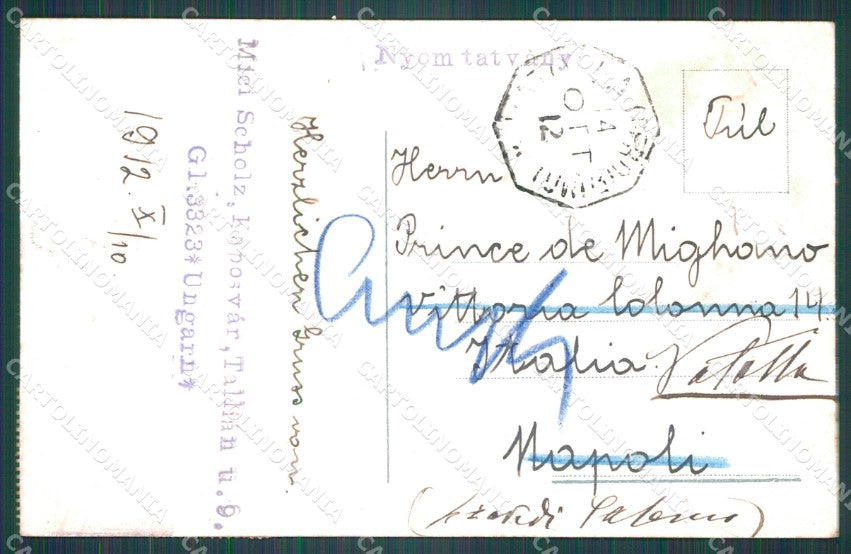Hungary Ungheria Budapest Erzsebet hid postcard XC2900 – retro
