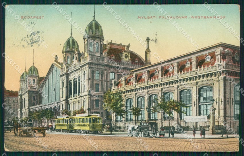 Hungary Ungheria Budapest Nyugati Palyaudvar postcard XC2902 – fronte