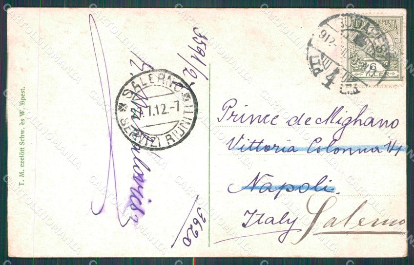 Hungary Ungheria Budapest Nyugati Palyaudvar postcard XC2902 – retro
