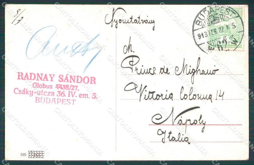 Hungary Ungheria Budapest Janoshegy postcard XC2906 – retro