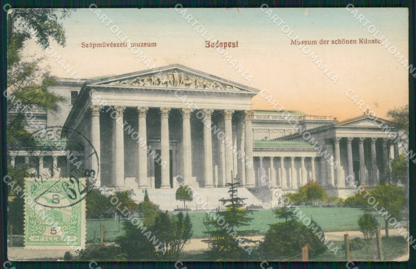 Hungary Ungheria Budapest CORNER CREASE postcard XC2919 – fronte