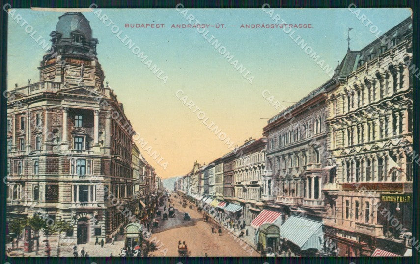 Hungary Ungheria Budapest Andrassy ut postcard XC2927 – fronte