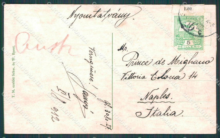 Hungary Ungheria Budapest Andrassy ut postcard XC2927 – retro