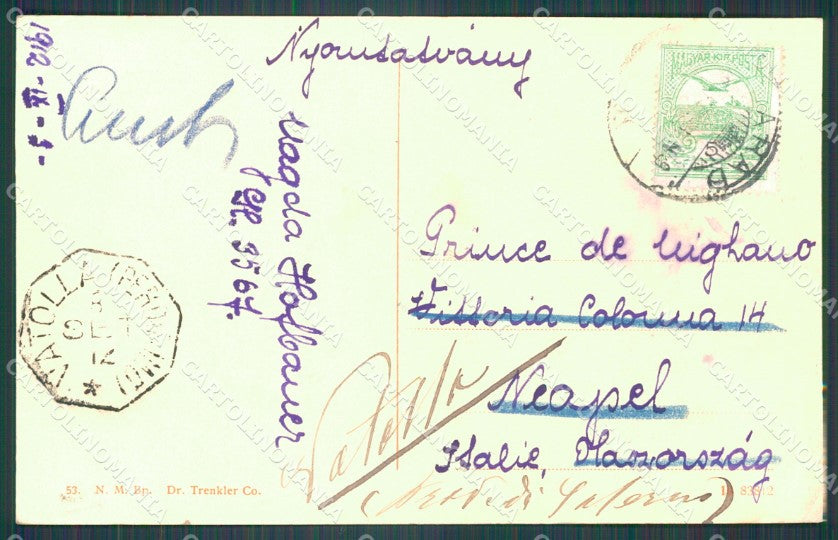 Hungary Ungheria Budapest Nyugati Palyaudvar postcard XC2936 – retro