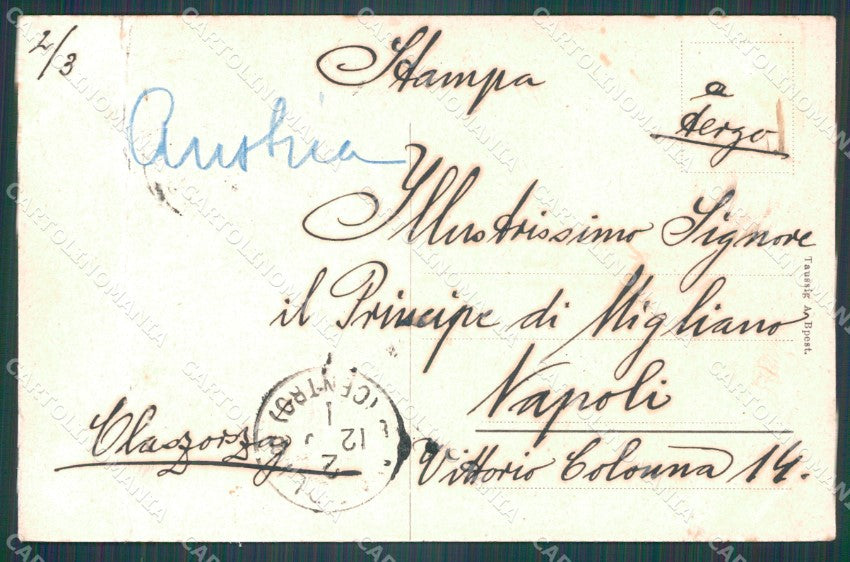 Hungary Ungheria Budapest CREASED postcard XC2942 – retro