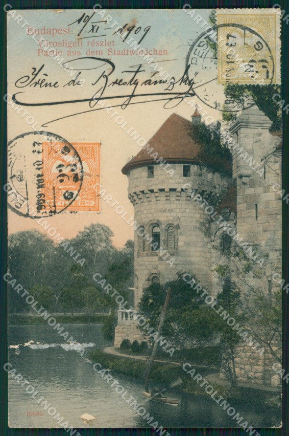 Hungary Ungheria Budapest ABRADED postcard XC2952 – fronte